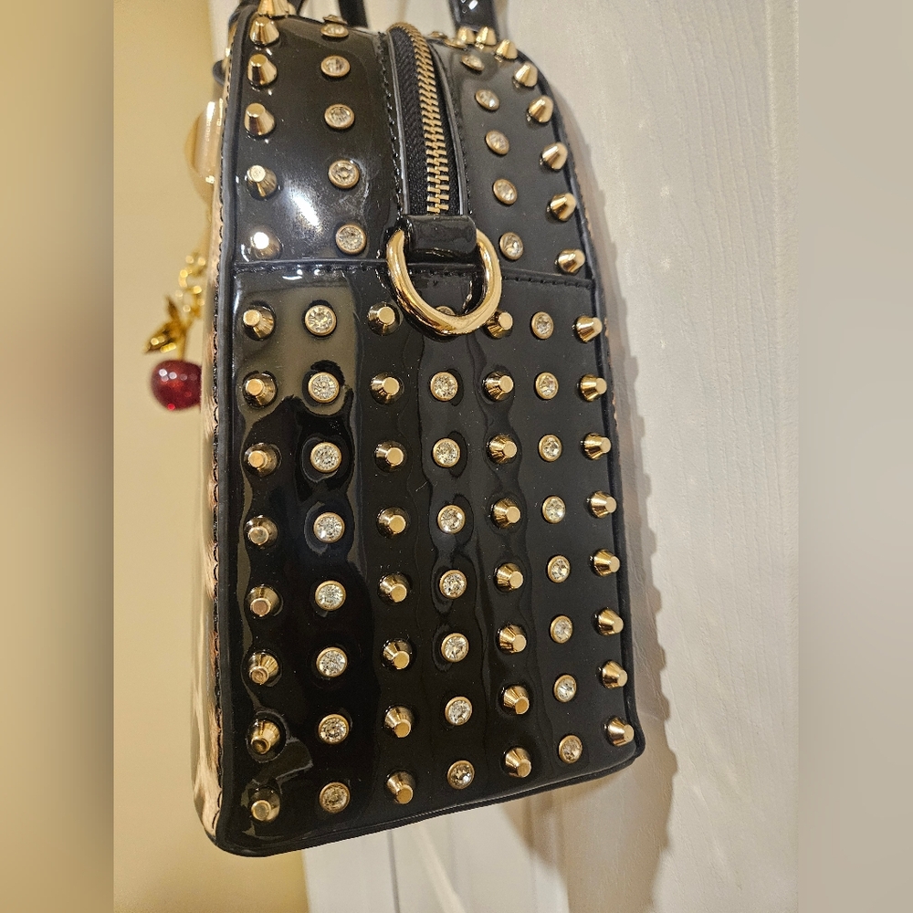 Large Leopard Print Satchel - Picture 3 of 12
